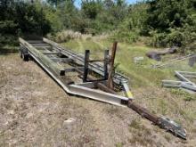 HOMEMADE 30FT ALUMINIUM I-BEAM BOAT TRAILER