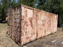 20FT STORAGE CONTAINER W/CONTENTS