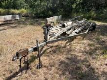 18FT GALVANIZED TANDEM AXLE BOAT TRAILER