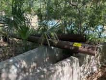 (2) SCRAP STEEL PIPES