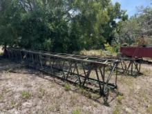 (2) LATTICE BOOMS & LARGE STEEL SLINGS