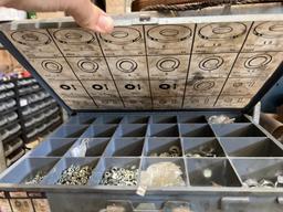STEEL RACK W/CONTENTS
