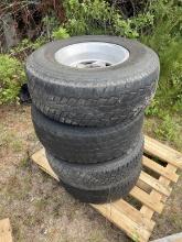 (4) TIRES & RIMS