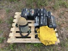 PALLET OF BATTERY CORES & MISC