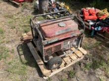HONDA 6500 GAS GENERATOR W/TANK