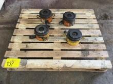 Lot Of Enerpac High Tonnage Lock Nut Cylinders