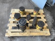 Lot Of Enerpac High Tonnage Lock Nut Cylinders