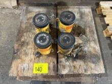 Lot Of Enerpac High Tonnage Lock Nut Cylinders