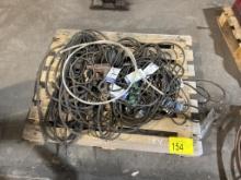 PALLET OF MISC BELTS & CORDS