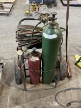 TORCH CART W/TORCHES & WIRE