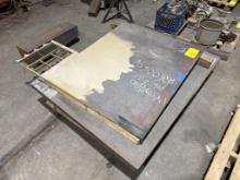 (3) PIECES OF HEAVY FLAT PLATE STEEL