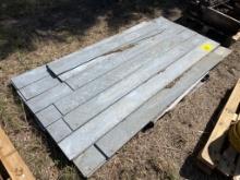 PALLET OF GALVANIZED FLAT PLATE