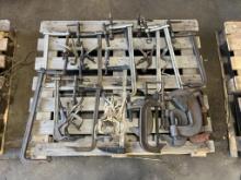 Pallet Of Misc Sized C Clamps