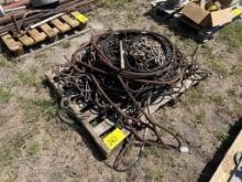 PALLET OF STEEL CABLES