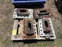 PALLET OF STEEL PLATES