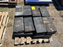 PALLET OF RUBBER MATS