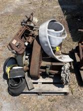 PALLET OF ANTIQUE POLISHER & BANDSAW
