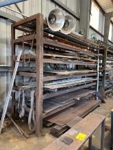 13x10ft Heavy Duty Steel Rack W/contents