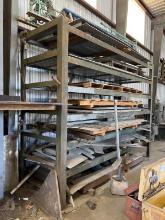 10x12ft Heavy Duty Steel Rack W/contents