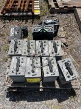 PALLET OF USED BATTERIES