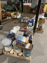 (4) PALLETS OF PAINT & PAINT SUPPLIES