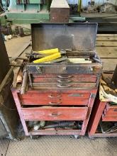 DAYTON TOOLBOX W/CONTENTS FULL OF MAG DRILL BITS