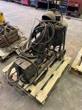 LINCOLN ELECTRIC WIRE FEEDER & TANK
