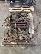 PALLET OF STEEL CHAIN SLING & MISC ITEMS