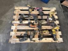 PALLET OF CORDED POWER TOOLS