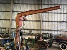 DAYTON 1 TON CHAIN HOIST W/SWING ARM
