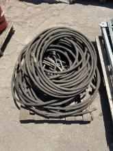 PALLET OF HYDRAULIC HOSES & WELDING LEADS