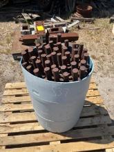 BARREL OF STEEL RODS