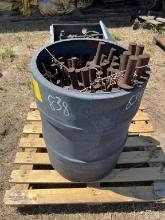 BARREL OF STEEL RODS