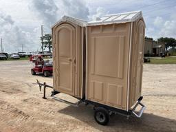 (2) Portable Toilets W/trailer
