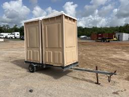 (2) Portable Toilets W/trailer