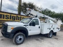 2015 Ford F-450sd Disel Bucket Truck W/t W/k