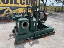Volg 8 Inch Diesel Powered Pump Skid Mounted