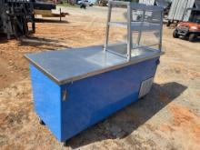 Delfield Stainless Steel Cold Serving Counter