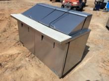 True Two Door Stainless Steel Reach In Cooler