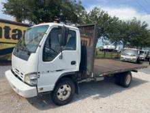2007 Isuzu Npr Flatbed Truck W/t W/k