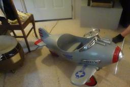Pedal Car-US Army-Metal. Pursuit. Heavy.