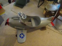Pedal Car-US Army-Metal. Pursuit. Heavy.