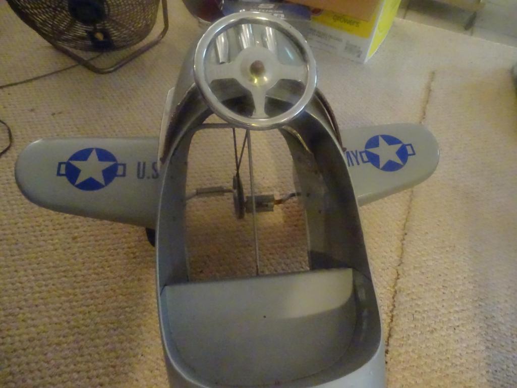 Pedal Car-US Army-Metal. Pursuit. Heavy.