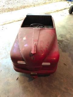Late 40's kiddie car - carnival ride - Cast Aluminum - Most of these in the US have been recycled
