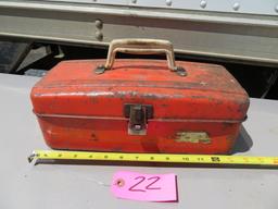 WESTERN AUTO TOOL BOX METAL