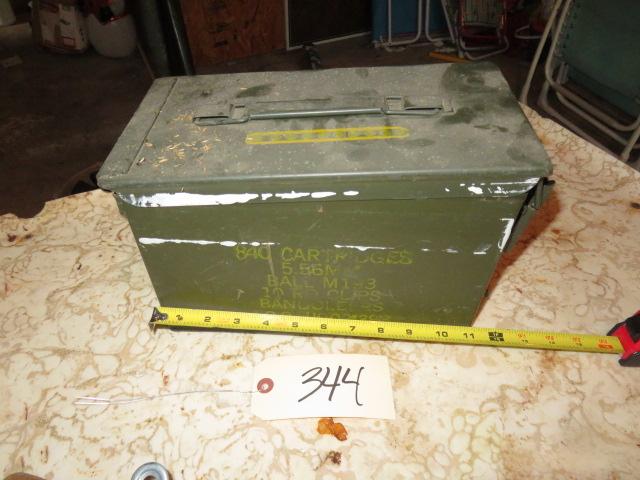 MILITARY AMMO BOX W/ HARDWARE