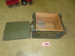 WOODEN AMMO CRATE