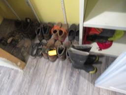 SHOES AND BOOTS IN CLOSET