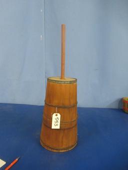 WOODEN CHURN  17 T