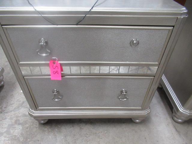 SILVER COASTER FURNITURE NIGHT STAND  29 X 30 X 17